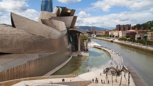 Best off peak holiday destinations in Spain: Guggenheim Museum Bilbao, Spain